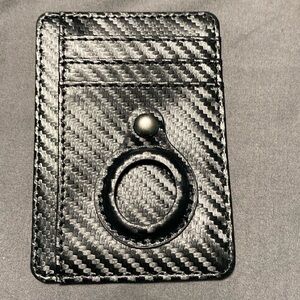 Slim Minimalist Wallet With Build-In Case Holder For AirTag